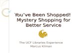 You’ve Been Shopped!  Mystery Shopping for Better Service