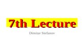 7th Lecture