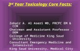 3 rd  Year Toxicology Core Facts: