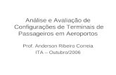 Análise e Avaliação de  Configurações de Terminais de Passageiros em Aeroportos