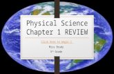 Physical Science Chapter 1 REVIEW