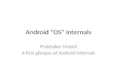 Android “OS” Internals