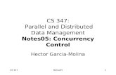CS 347:  Parallel and Distributed Data Management Notes05: Concurrency Control