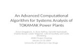 An Advanced Computational Algorithm for Systems Analysis of TOKAMAK Power Plants