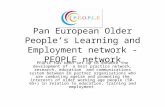 Pan European Older People’s Learning and Employment network - PEOPLE network