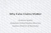 Why False Claims Matter