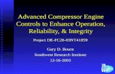 Advanced Compressor Engine Controls to Enhance Operation, Reliability, & Integrity