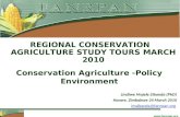 Conservation Agriculture -Policy Environment