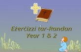 E ż er ċ izzi tar-Randan Year 1 & 2