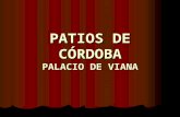 PATIOS DE CÓRDOBA PALACIO DE VIANA