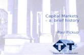 Capital Markets  – a  brief history