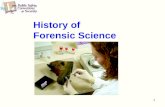 History of  Forensic Science