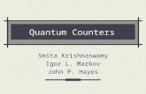 Quantum Counters