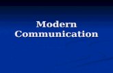 Modern Communication