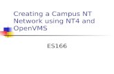 Creating a Campus NT Network using NT4 and OpenVMS