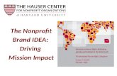 The Nonprofit Brand IDEA:  Driving  Mission Impact