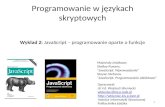 Programowanie w językach skryptowych