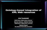 Ontology-based Integration of XML Web resources