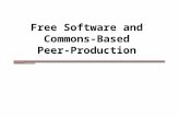 Free Software and  Commons-Based  Peer-Production