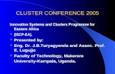 CLUSTER CONFERENCE 2005