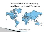 International Accounting  and International Business