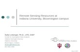 Remote Sensing Resources at Indiana University, Bloomington campus