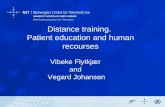 Distance training.  Patient education and human recourses