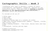 Cartographic  Skills – Week 3