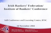 Irish Bankers’ Federation/ Institute of Bankers’ Conference