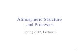 Atmospheric Structure  and Processes