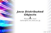 Java Distributed Objects 1