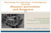 Psychology for Liberation: Contemporary Currents Disaster prevention  and Response