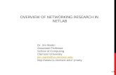 Overview of networking Research in  Netlab