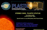 STEREO SWG:  PLASTIC STATUS  Toni Galvin (UNH) for the PLASTIC Team