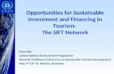 Opportunities for Sustainable Investment and Financing in Tourism:  The SIFT Network