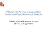 Il Quoziente Parma per una politica fiscale e tariffaria a misura di famiglia