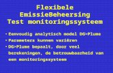 Flexibele EmissieBeheersing Test monitoringssysteem