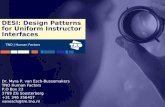 DESI: Design Patterns for Uniform Instructor Interfaces