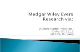 Medgar  Wiley Evers Research via: