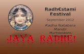 Jaya   Radhe !