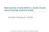 Ra čunarska mreža RZZO u službi mreže zdravstvenog sistema Srbije