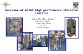 Overview of ACIGA high performance vibration isolator