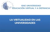 ISAE UNIVERSIDAD EDUCACIÓN VIRTUAL Y A DISTANCIA