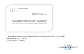 Obnovená strategie EU pro sociální odpovědnost podniků  na období 2011-2014 Komentáře a otázky
