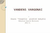 VANDENS VARGONAI