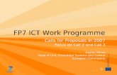 FP7 ICT Work Programme