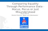 Comparing Equality Through Performance Data - Hocus, Pocus or Just Misunderstood