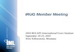 IRUG Member Meeting