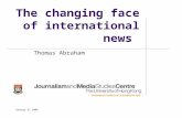 The changing face of international news