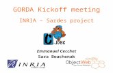 GORDA Kickoff meeting INRIA – Sardes project
